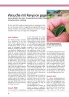 Versuche mit Revysion gegen Alternaria