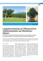 Langzeitmonitoring von Pflanzenschutzmittelrückständen auf öffentlichen Flächen