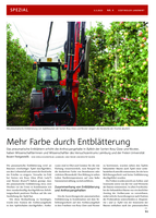 Mehr Farbe durch Entblätterung