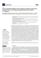Semi Targeted Profiling of the Lipidome Changes Induced by Erysiphe Necator in Disease_Resistant and Vitis vinifera L. Varieties