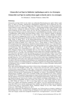 Glomerella Leaf Spot in Südtiroler Apfelanlagen und in vivo-Strategien