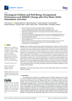 Oncological children and well-being: Occupational performance and HRQOL change after fine motor skills stimulation activities