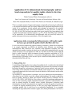 Application of two-dimensional chromatography and fast bench-top analysis for quality studies related to the wine supply chain