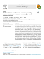 World association for the advancement of veterinary parasitology (WAAVP): Second edition of guidelines for evaluating the efficacy of anthelmintics in poultry