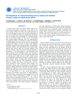 Development of a benchmarking tool to assess the welfare of dairy cattle on small-scale farms
