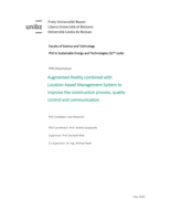 Augmented Reality combined with Location‐based Management System to improve the construction process, quality control and communication