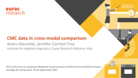 CMC data in cross-modal comparison