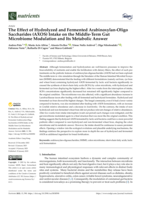 The Effect of Hydrolyzed and Fermented Arabinoxylan-Oligo Saccharides (AXOS) Intake on the Middle-Term Gut Microbiome Modulation and Ist Metabolic Answer