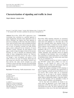 Characterization of signaling and traffic in Joost
