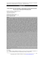 Urban outdoor movement education: A playground to promote physical activity: The case of the “Primo Sport 0246”playground