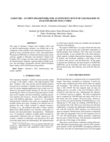 SAR2CUBE – An open framework for an efficient setup of SAR imagery in Analysis Ready Data Cubes