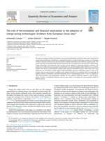 The role of environmental and financial motivations in the adoption of energy-saving technologies: Evidence from European Union data