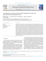 A comprehensive scouting of space cooling technologies in Europe: Key characteristics and development trends