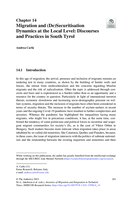 Migration and (De)Securitisation Dynamics at the Local Level: Discourses and Practices in South Tyrol