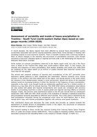 Assessment of variability and trends of heavy precipitation in Trentino – South Tyrol (north-eastern Italian Alps) based on rain gauge records (1956-2020)