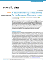 A detailed land use/land cover map for the European Alps macro region