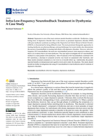 Infra-Low-Frequency Neurofeedback Treatment in Dysthymia: A Case Study
