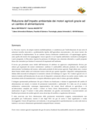 Riduzione dell'impatto ambientale dei motori agricoli grazie ad un cambio di alimentazione
