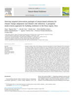 Deriving targeted intervention packages of nature-based solutions for climate change adaptation and disaster risk reduction: A geospatial multi-criteria approach for building resilience in the Puna region, Peru