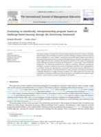 Evaluating an interfaculty entrepreneurship program based on challenge-based learning through the EntreComp framework
