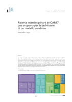 Ricerca interdisciplinare e ICAR17: Una proposta per la definizione di un modello condiviso = Interdisciplinary research and ICAR17: A proposal for the definition of a shared model