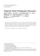 Volpower Panel of Integration Discussion