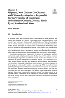 Migrants, New citizens, Co-citizens and citizens by adoption – Regionalist parties’ framing of immigrants in the Basque Country, Corsica, South Tyrol, Scotland and Wales