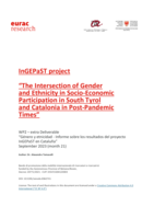 InGEPaST project (WP2) extra Deliverable "Género y etnicidad - Informe sobre los resultados del proyecto InGEPaST en Cataluña"
