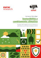 Così pensa l’Alto Adige: sostenibilità e cambiamento climatico: risultati dell’indagine di Eurac Research e dell’Istituto provinciale di statistica ASTAT