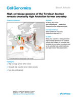 High-coverage genome of the Tyrolean Iceman reveals unusually high Anatolian farmer ancestry