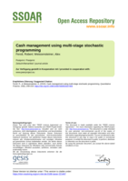 Cash management using multi-stage stochastic programming