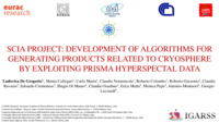 SCIA Project: Development of algorithms for generating products related to Cryosphere by exploiting Prisma Hyperspectal Data