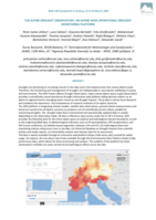 The Alpine Drought Observatory: An Alpine wide Operational Drought Monitoring Platform