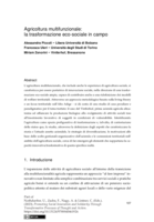 Agricoltura multifunzionale: La trasformazione eco-sociale in campo