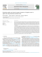 Estimating uptake and internal transport dynamics of irrigation water in apple trees using deuterium-enriched water