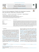 The role of time management of female tech entrepreneurs in practice: Diary and interview results from an innovative cluster