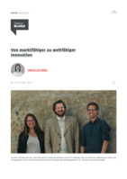 Von marktfähiger zu weltfähiger Innovation