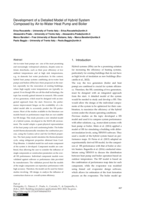 Development of a Detailed Model of Hybrid System Composed by Air-to-Water Heat Pump and Boiler