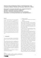 Influence of Sound-Absorbing Ceiling on the Reverberation Time: Comparison Between Software and Calculation Method EN 12354-6