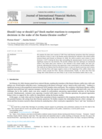 Should I stay or should I go? Stock market reactions to companies' decisions in the wake of the Russia-Ukraine conflict