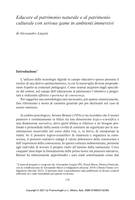 Educare al patrimonio naturale e al patrimonio culturale con serius game in ambienti immersivi