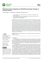 Teaching and Investigating on Modelling through Analogy in Primary School