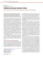 Kollektive Ansätze Sozialer Arbeit: Wie können soziale Dienste armutserfahrene Menschen erreichen und einbeziehen?