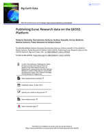 Publishing Eurac Research data on the GEOSS Platform