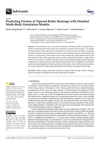Predicting Friction of Tapered Roller Bearings with Detailed Multi-Body Simulation Models