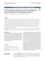 AI, the beauty of places, and the metaverse: beyond “geometrical fundamentalism”