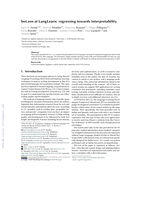 bot.zen at LangLearn: regressing towards interpretability