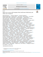 Where are we now with European forest multi-taxon biodiversity and where can we head to?
