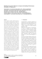 Modeling Occupants’ Behavior to Improve the Building Performance Simulation of Classrooms