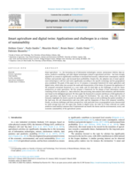 Smart agriculture and digital twins: Applications and challenges in a vision of sustainability
